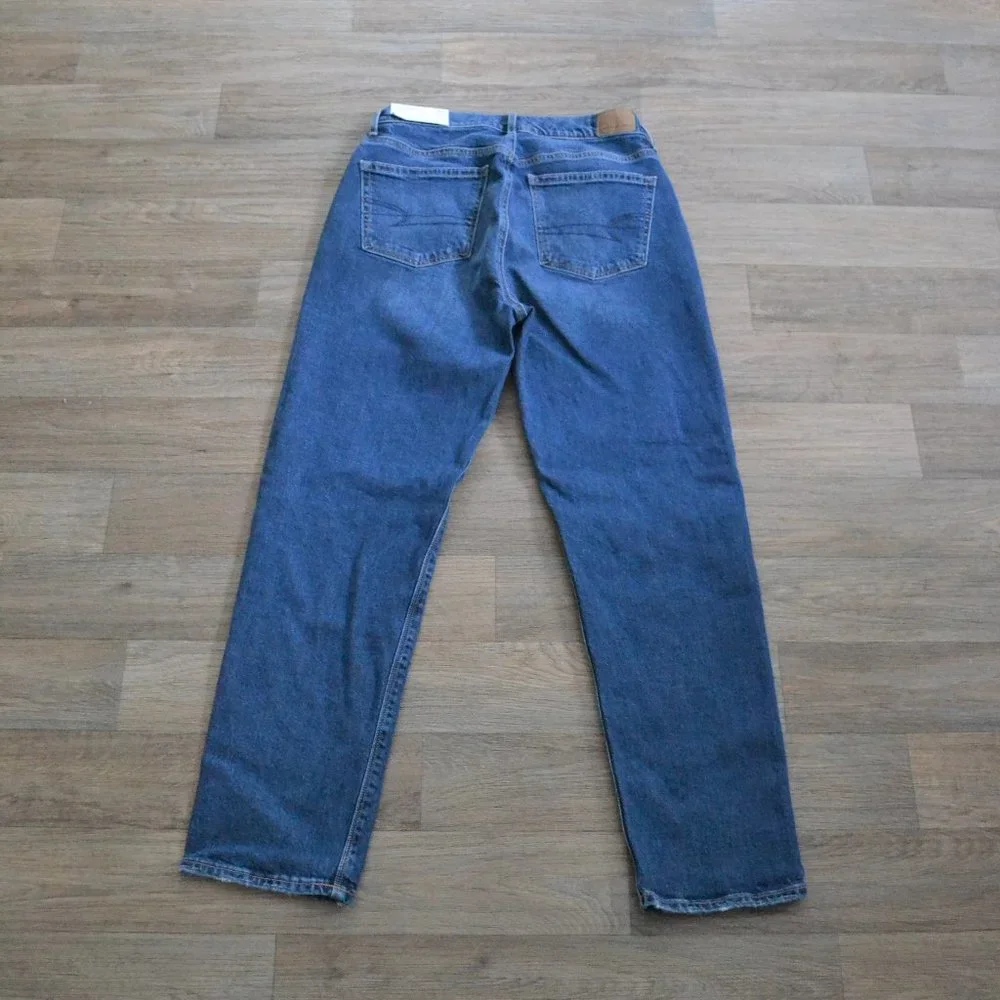 NWT American Eagle 90's Boyfriend High Waisted Bright Blue Jean Size 26